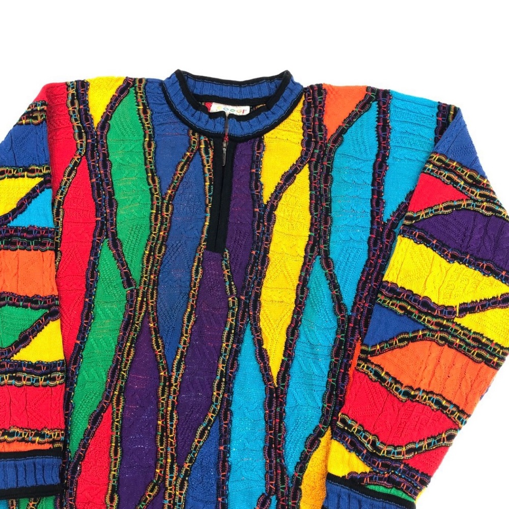 COOGI KNIT ZIP SWEATER - Picture 2 of 3